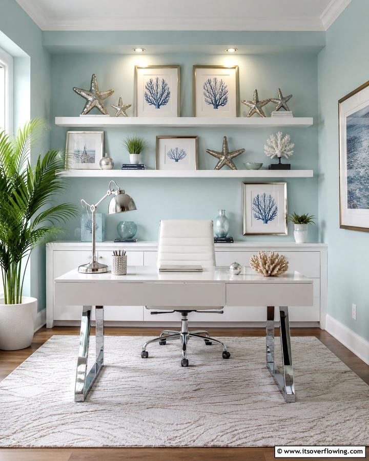 Marine Life Decor - 30 Relaxed Coastal Decor Inspirations for Beach-Inspired Homes