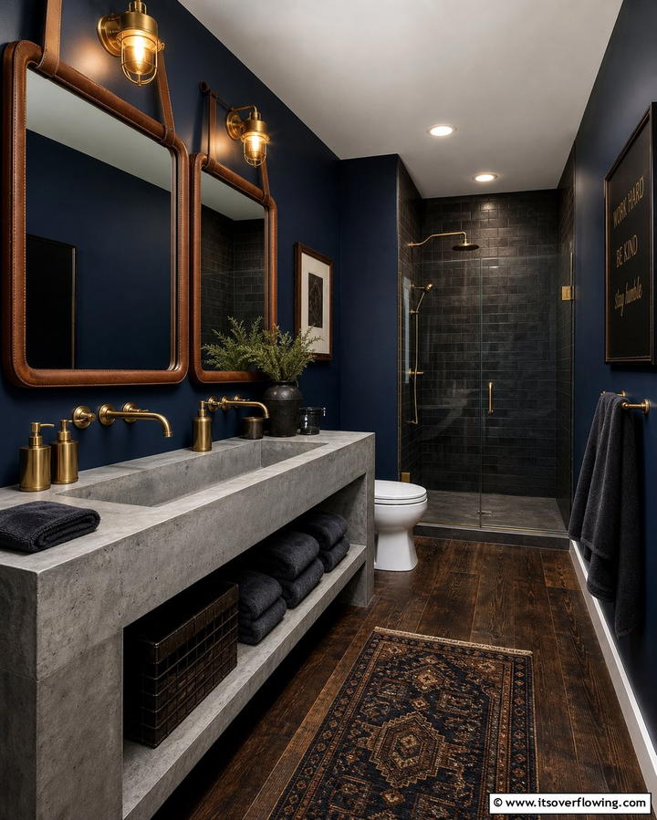 Masculine Accessories - 25 Man Cave Bathroom Ideas for a Unique Space
