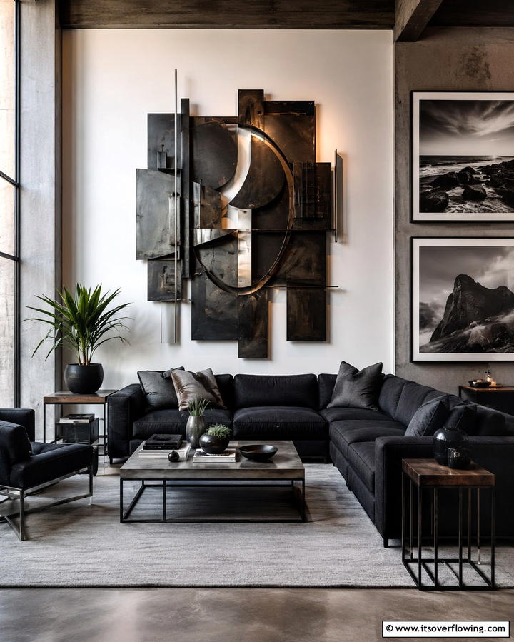Masculine Art and Decor - 25 Mens Living Room Ideas for a Masculine Look