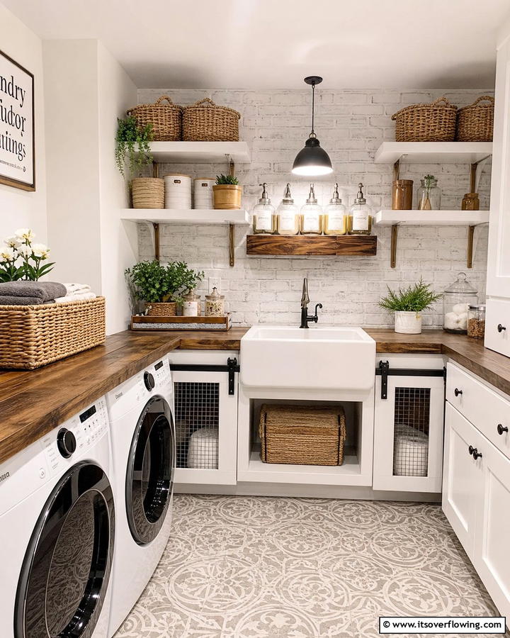 Mason Jars with Pumps - 20 Laundry Detergent Storage Ideas for an Organized Space