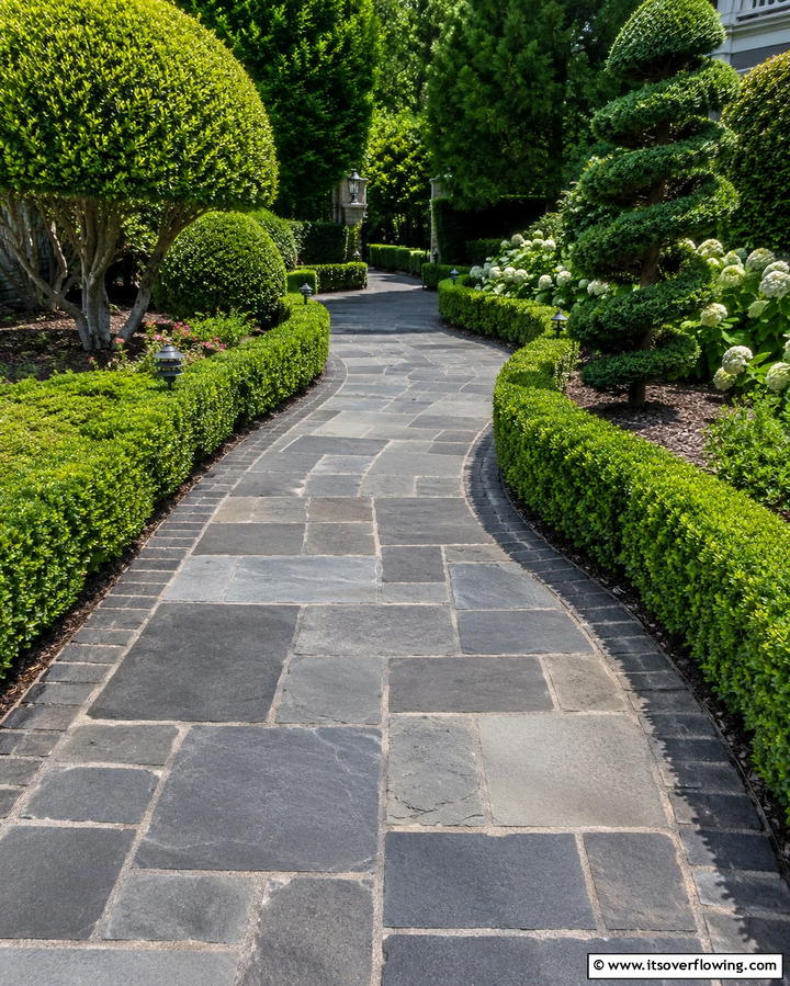 Masonry Rock Walk - 30 Rock Walkway Ideas to Elevate Your Garden Design