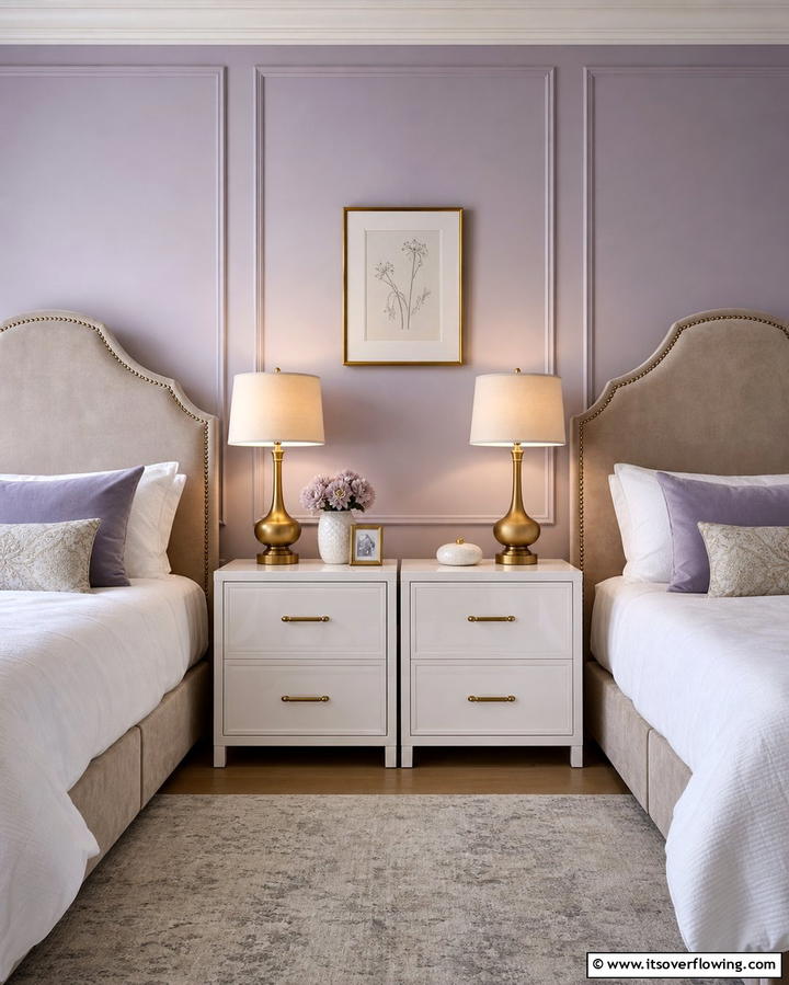 Matching Nightstands - 25 Twin Bedroom Ideas for Shared Spaces