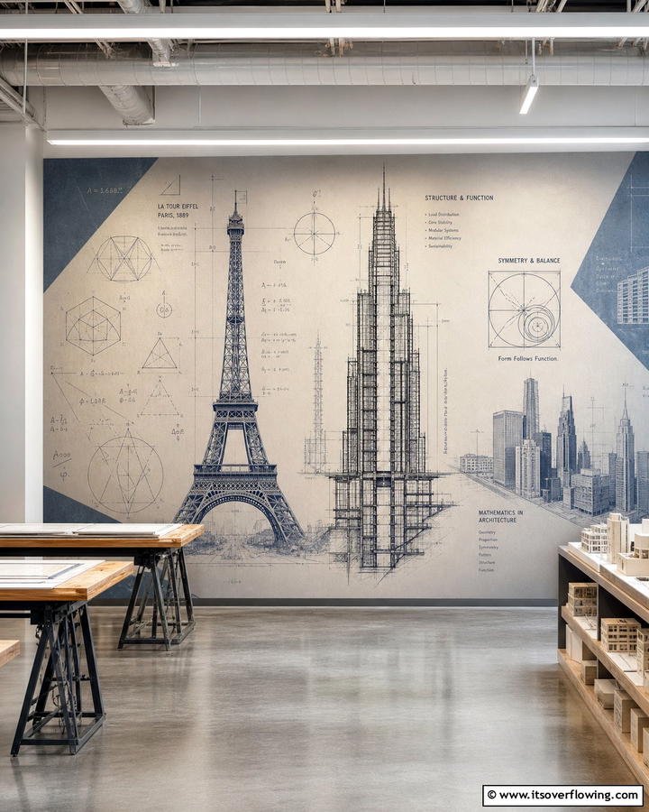 Math in Architecture - 20 Math Mural Ideas for Creative Wall Decor