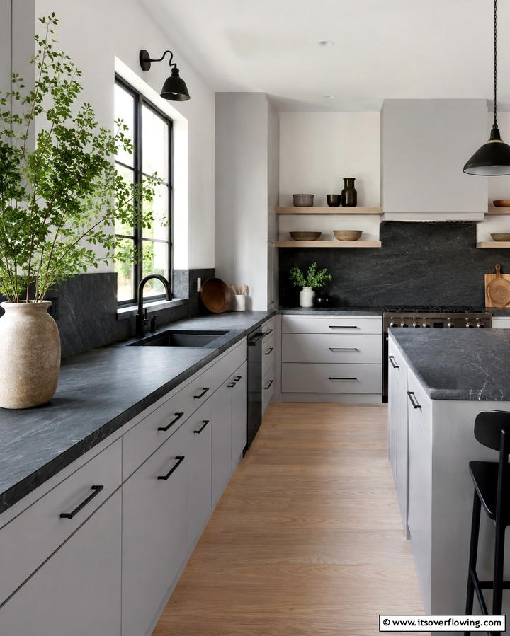 Matte Finish Soapstone Countertop - 25 Soapstone Kitchen Countertops Design Ideas
