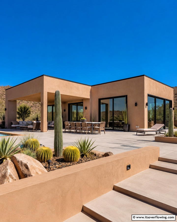 Matte Sandstone Serenity - 30 Brown Exterior House Color Ideas for Warm Curb Appeal