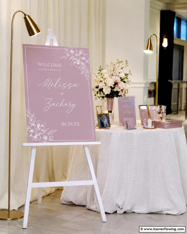 Mauve Wedding Stationery - 30 Purple Wedding Theme Ideas for Regal Celebrations