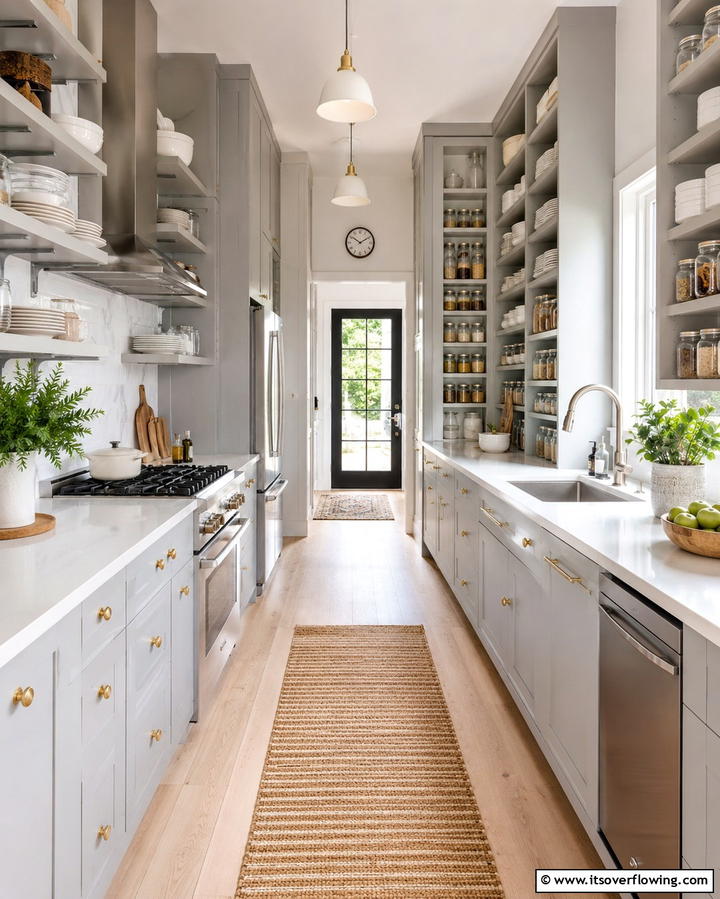 Maximize Vertical Storage - 25 Small Galley Kitchen Ideas on a Budget