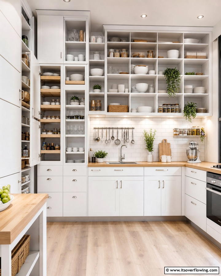 Maximizing Vertical Space - 21 Kitchen Cabinet Organization Ideas for Clutter-Free Spaces
