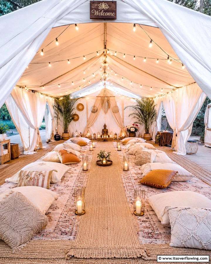 Meditation Tent - 25 Meditation Room Ideas for Peaceful Retreats