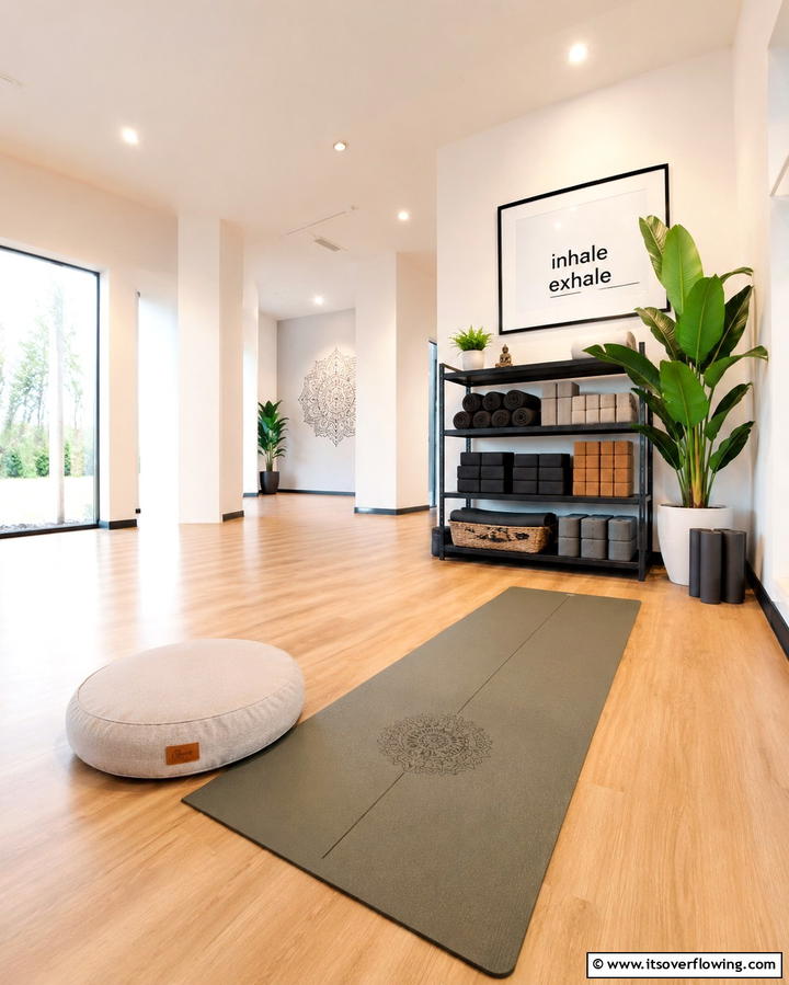 Meditation and Yoga Combo Room - 25 Meditation Room Ideas for Peaceful Retreats