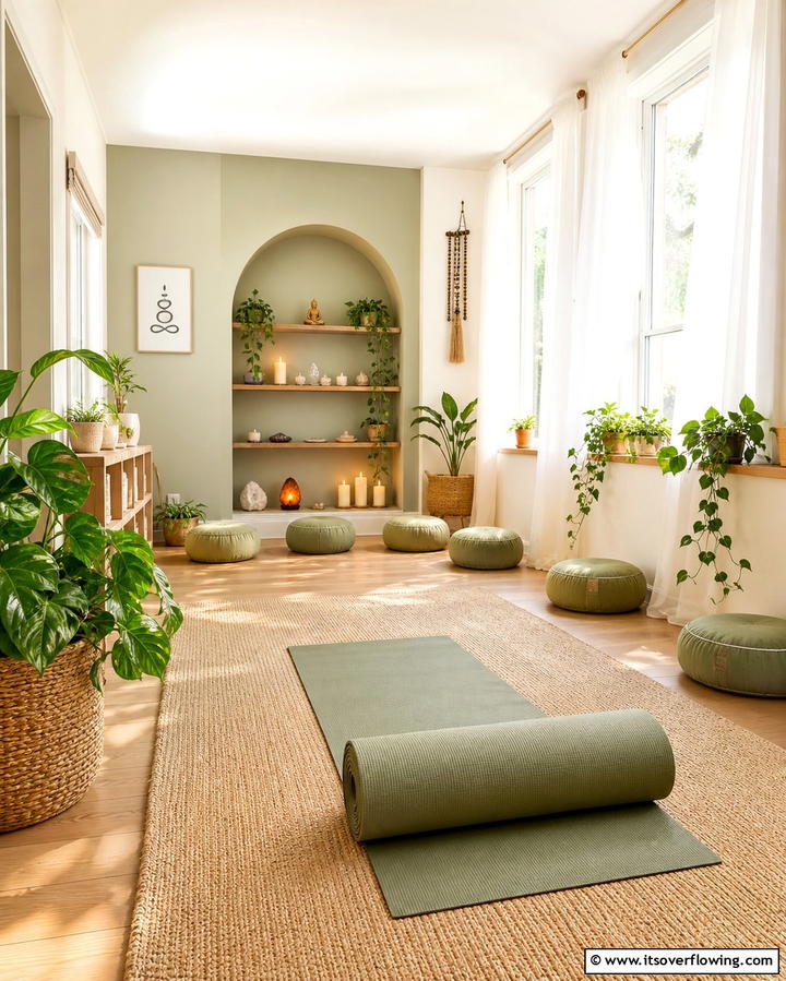 Meditation and Yoga Space - 25 Den Ideas to Create a Comfortable Retreat