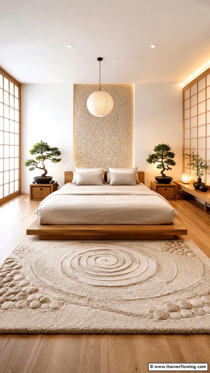 Meditative Zen Ambience - 30 Bedroom Rug Ideas to Anchor and Elevate Your Decor
