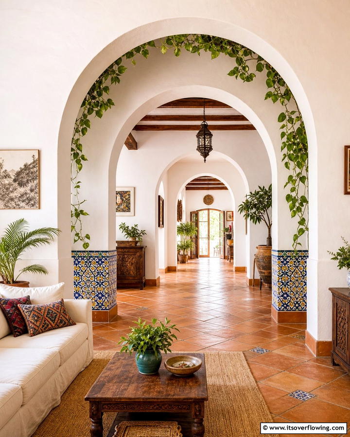 Mediterranean Archways - 30 Mediterranean Interior Design Ideas for Warm Homes