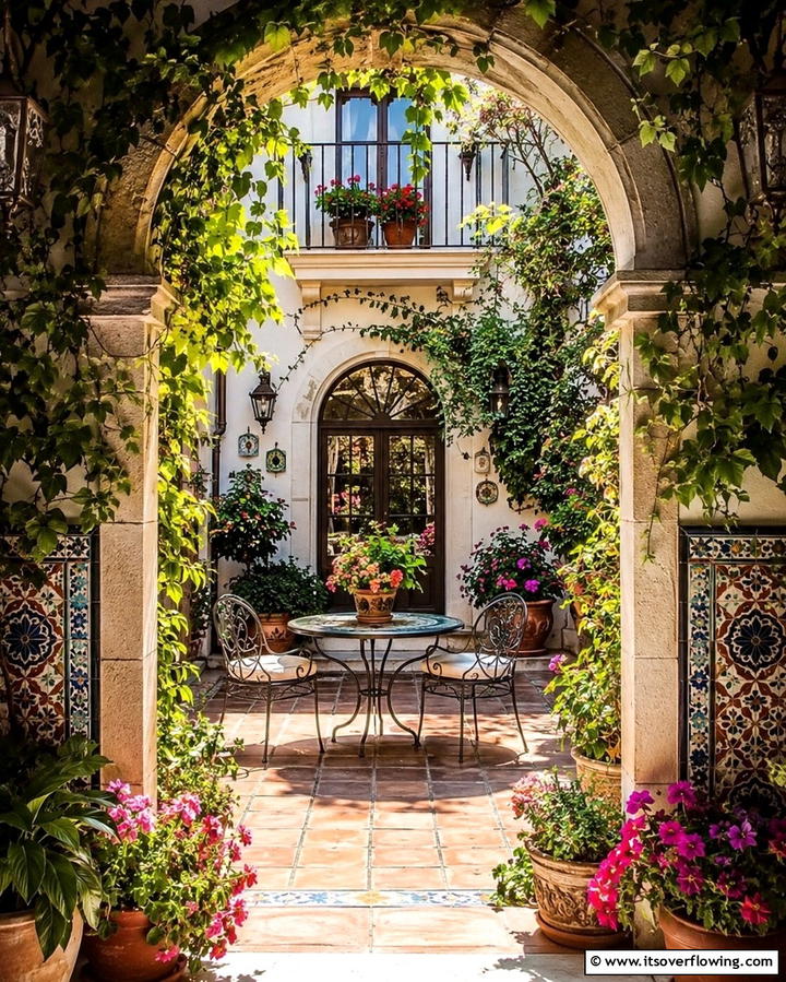 Mediterranean Courtyard Delight - 30 Mediterranean Garden Ideas to Create a Coastal Oasis