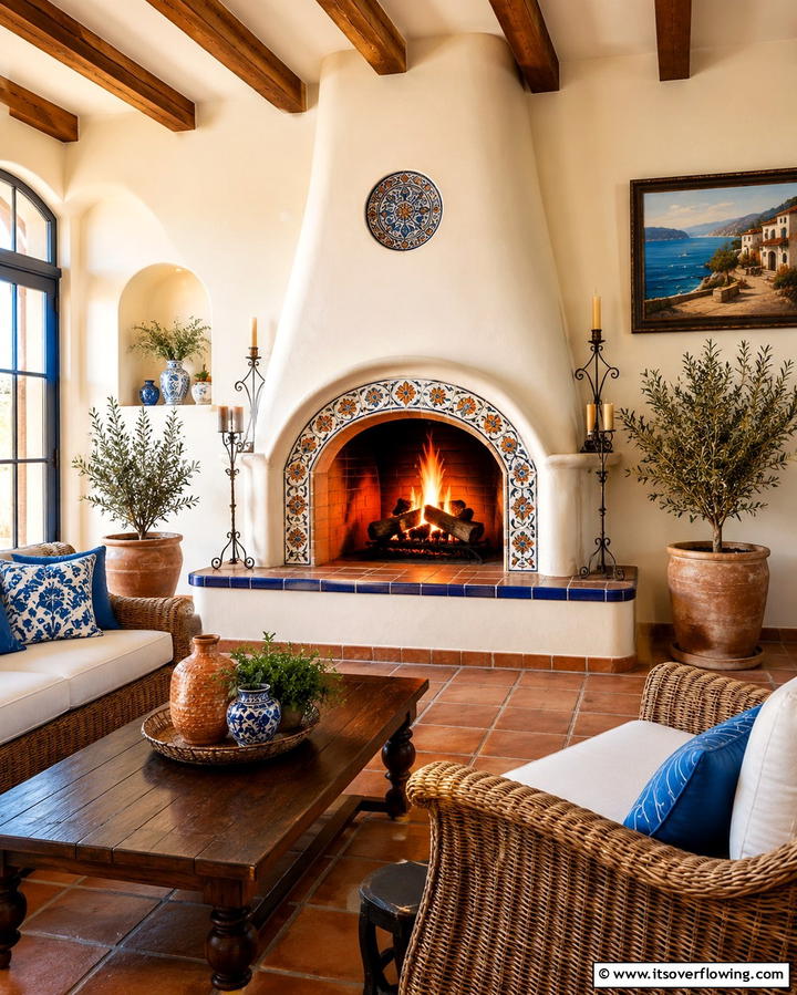Mediterranean Fireplace - 20 Traditional Fireplaces for a Classic Home