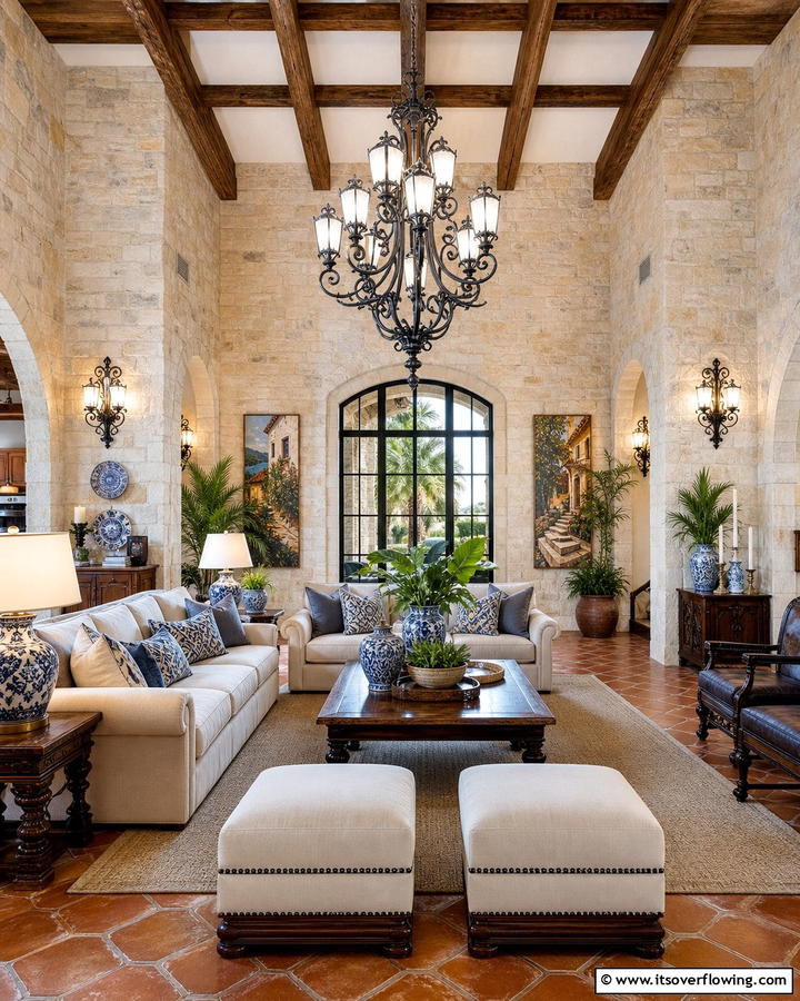 Mediterranean Light Fixtures - 30 Tuscan Interior Design Ideas for Earthy Mediterranean Style
