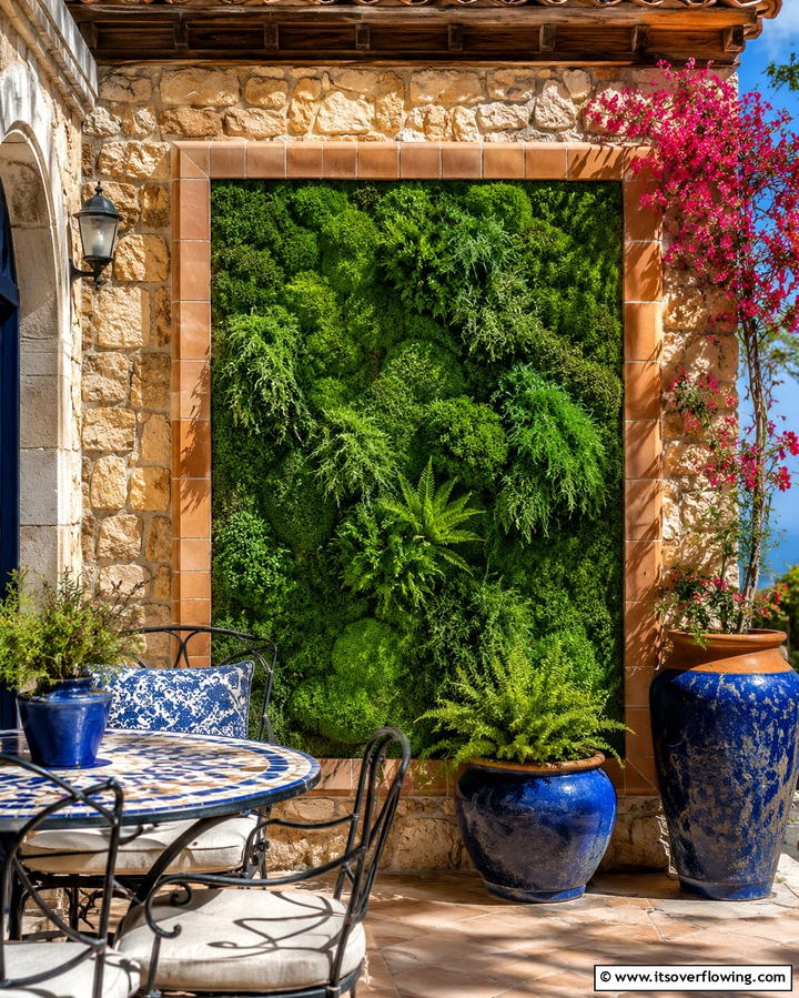 Mediterranean Turf Inspiration - 30 Artificial Grass Wall Design Ideas for Urban Oasis