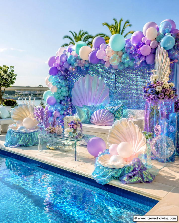 Mermaid Themed Party - 25 Pool Party Ideas for a Fun and Memorable Summer