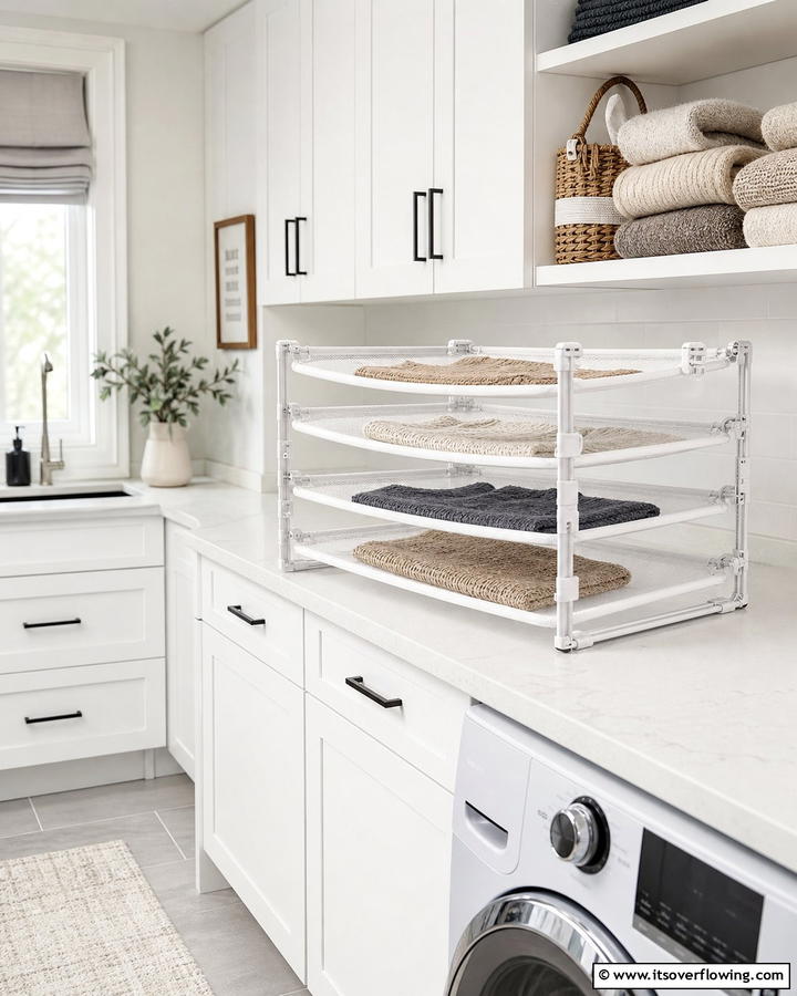 Mesh Drying Rack - 20 Laundry Room Drying Rack Ideas for Efficient Drying