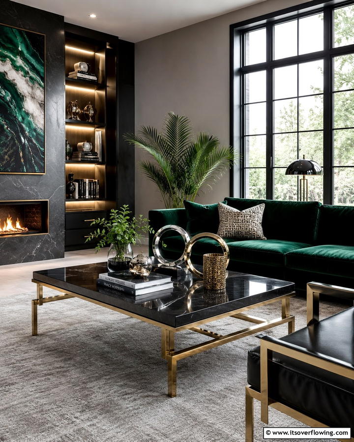 Metal Accents - 25 Loft-style Living Room Ideas for Modern Homes