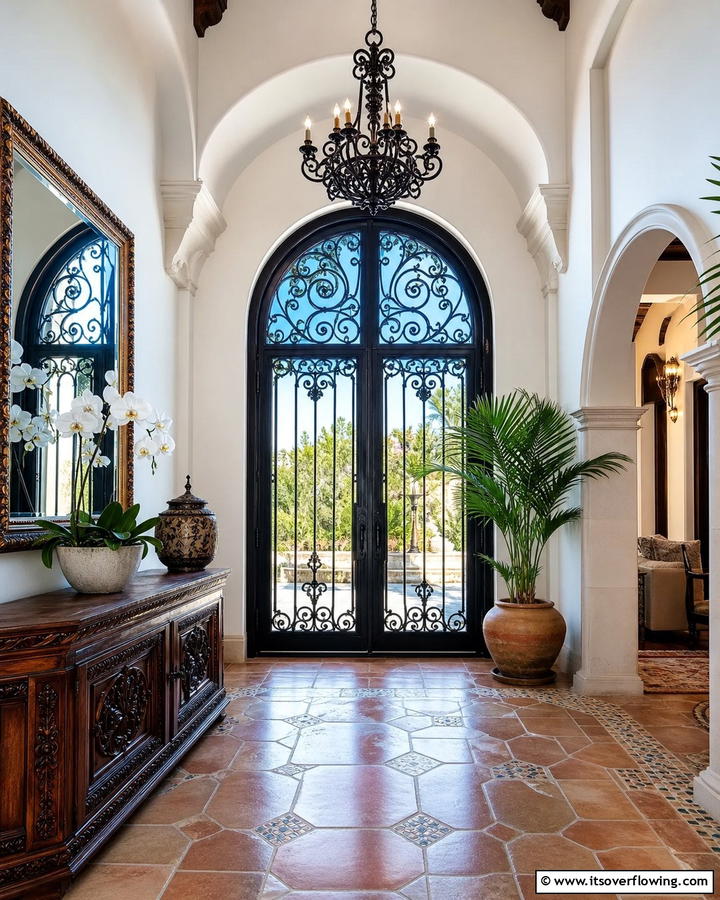 Metal Grilles - 20 Front Door Privacy Ideas to Enhance Your Home Security