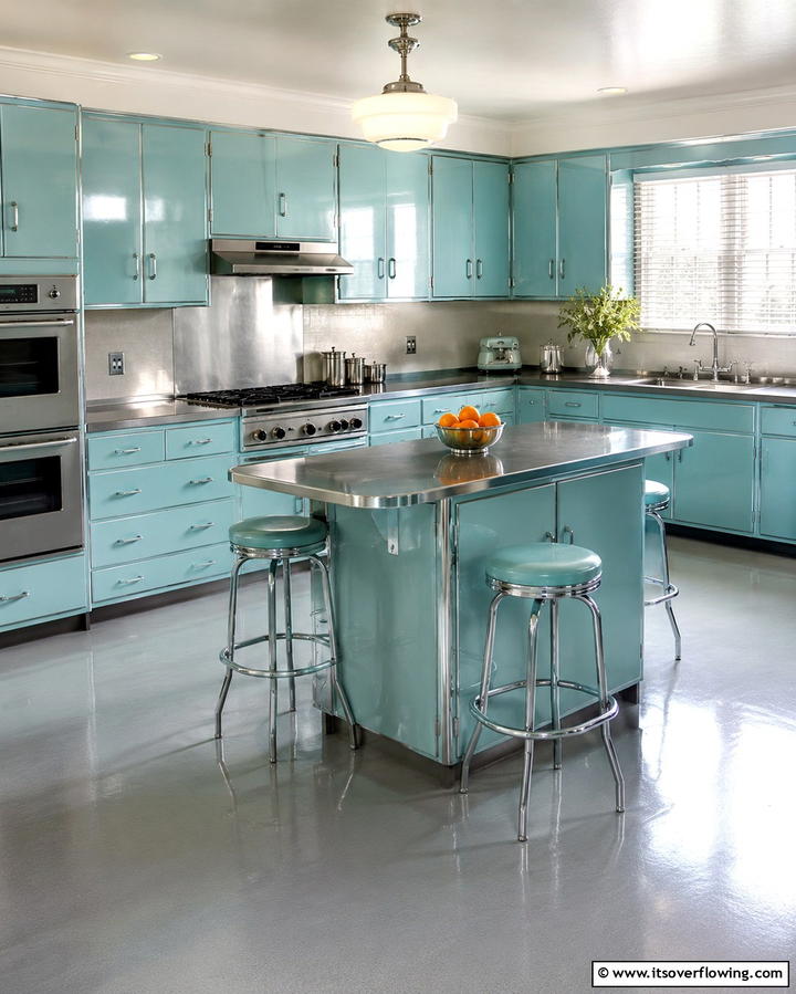 Metal Kitchen CabinetsExact - 30 Vintage 1930s-1940s Kitchen Design Ideas & Inspiration