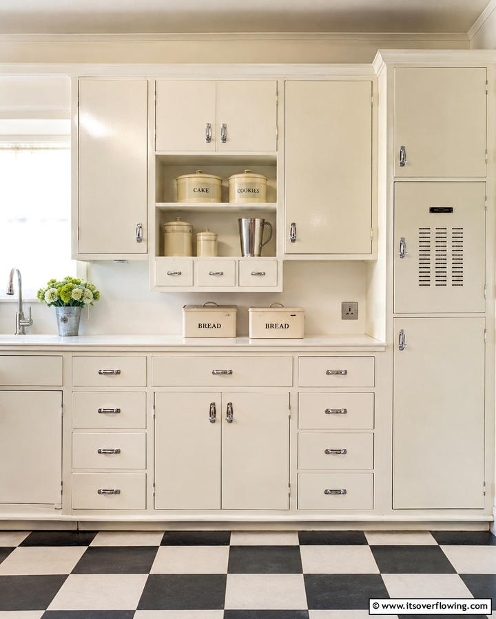 Metal Kitchen CabinetsOne - 30 Vintage 1930s-1940s Kitchen Design Ideas & Inspiration