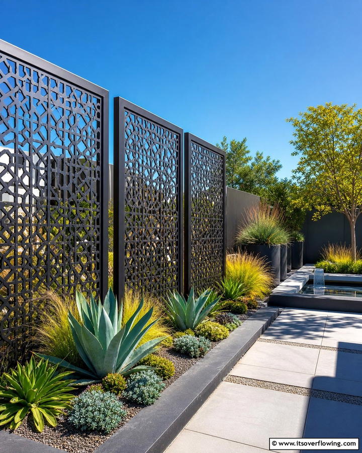 Metal Lattice Fence - 20 Lattice Fence Ideas for a Stylish and Functional Garden
