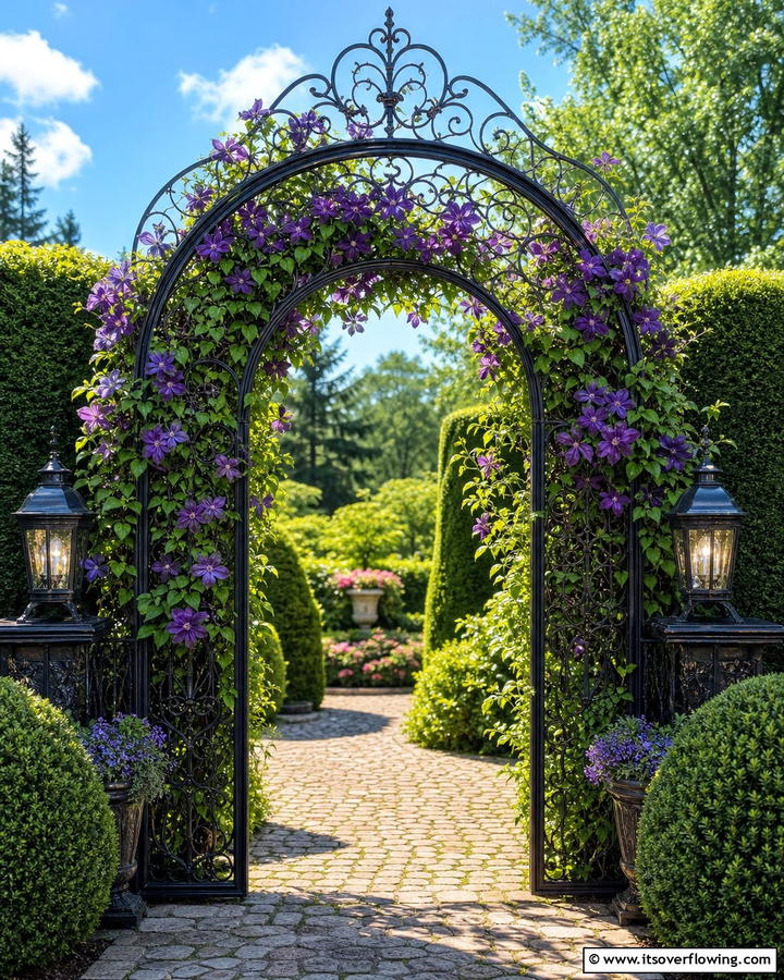 Metal Ornamental Trellis - 21 Garden Trellis Ideas to Support Climbing Plants Stylishly