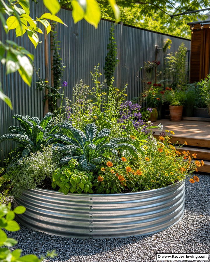 Metal Round Garden Bed - 20 Round Garden Bed Ideas for Unique Landscapes