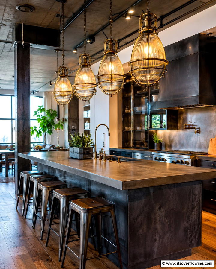 Metal and Glass Light Fixtures - 25 Steampunk Interior Design Ideas for Unique Homes