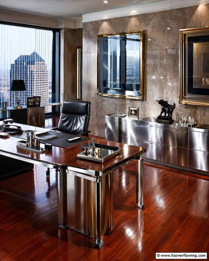 Metallic Finishes - 30 1990s Interior Design Ideas for Throwback Charm