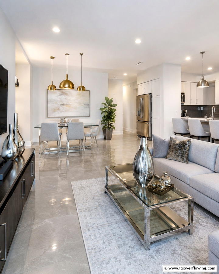 Metallic Finishes - 20 Metro Style Interior Design Ideas for Urban Living