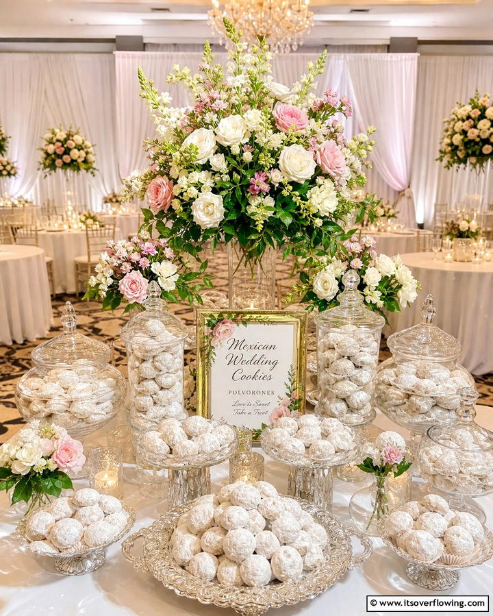 Mexican Wedding Cookies - 25 Mexican Wedding Ideas for a Colorful and Festive Celebration
