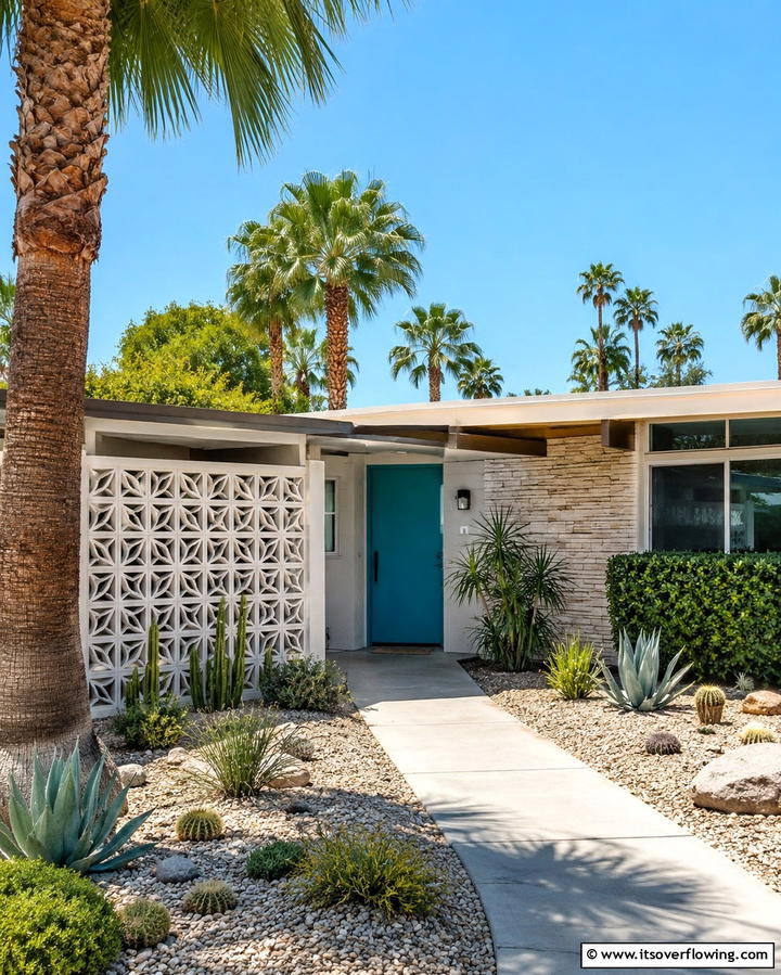 Mid Century Modern Accents - 25 Ideas for Ranch-Style Home Exteriors