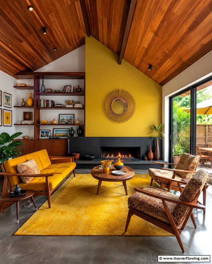 Mid Century Modern Charm - 25 Rooms With Fireplaces and Vaulted Ceilings
