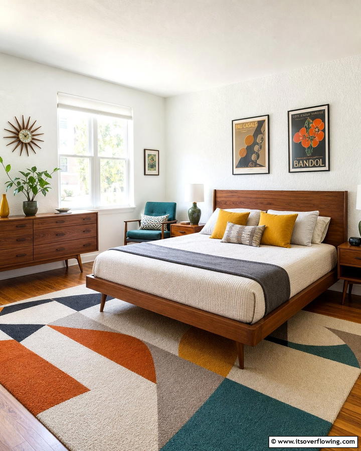 Mid Century Modern FurnitureExact - 25 60s Bedroom Ideas for a Retro-Inspired Space