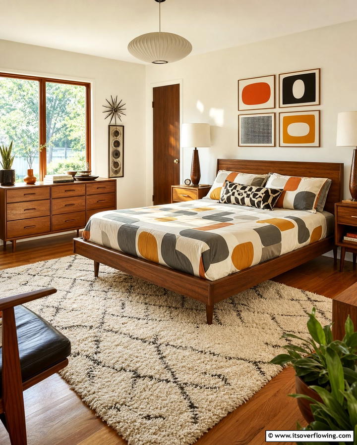 Mid Century Modern FurnitureOne - 25 60s Bedroom Ideas for a Retro-Inspired Space