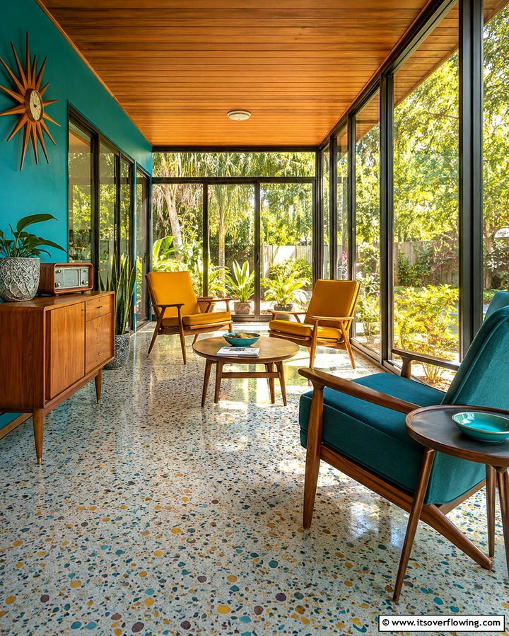 Mid Century Modern Glass Porch - 25 Glass Porch Design Ideas for a Bright and Airy Space