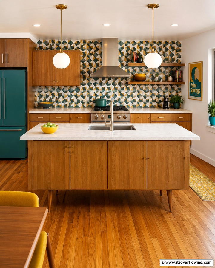 Mid Century Modern Inspiration - 30 White Oak Cabinet Kitchen Ideas for Timeless Style