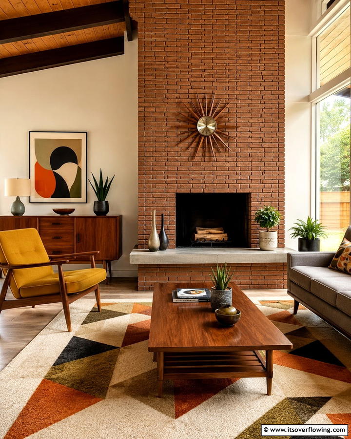 Mid Century Modern Inspiration - 25 Floor to Ceiling Fireplace Ideas- Stunning & Modern