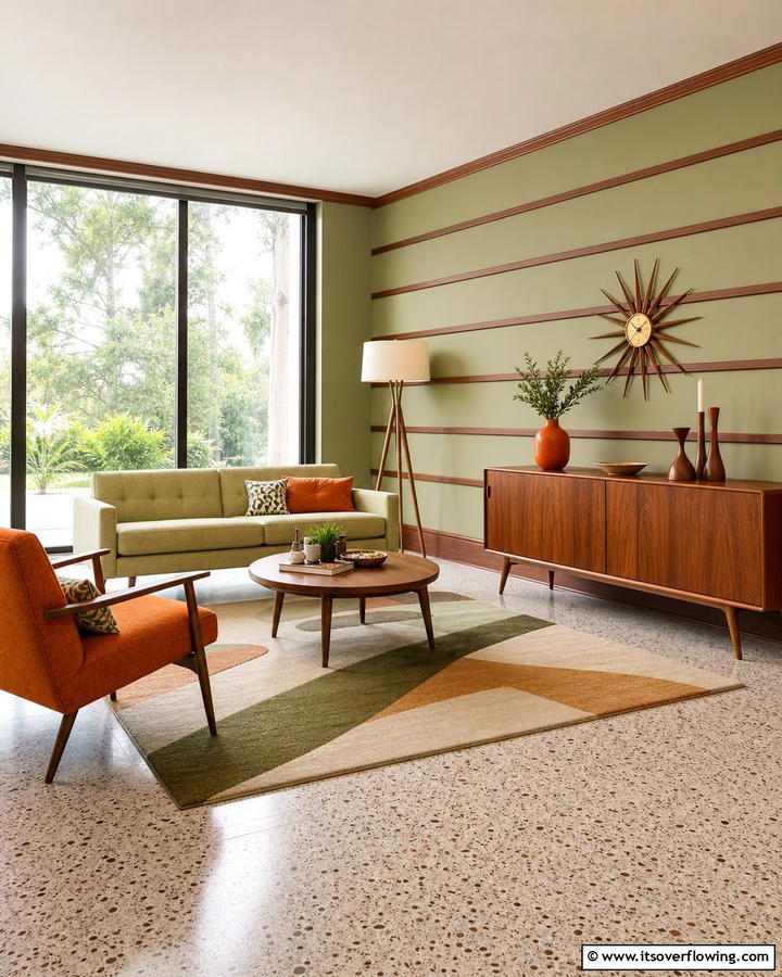Mid Century Modern Trim - 30 Wall Molding Ideas to Elevate Your Interior Design
