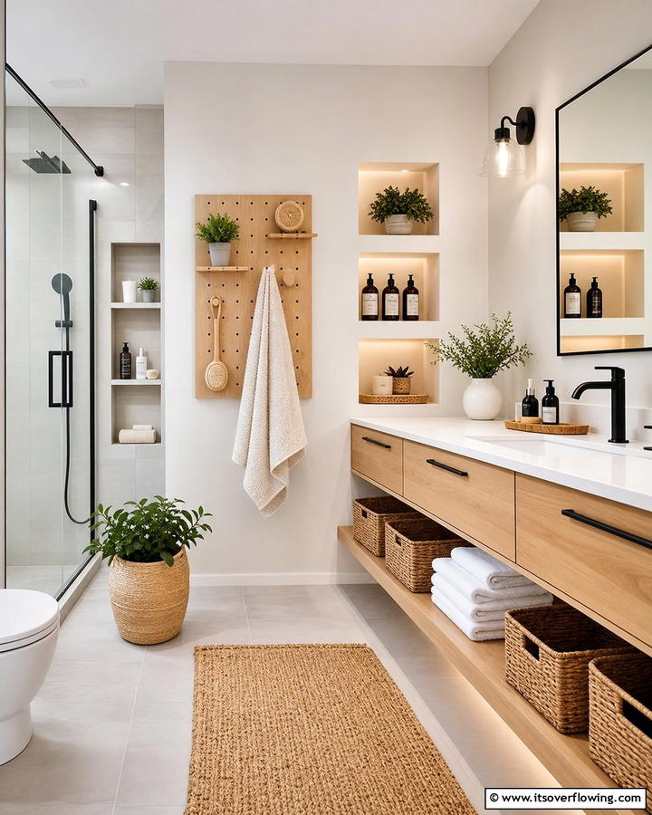 Mindful Organization for Clutter Free Zones - 30 Serene Spa Decor Ideas for a Relaxing Bathroom Retreat