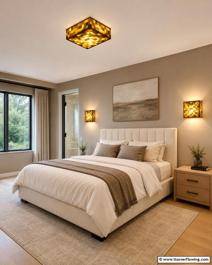 Minecraft Inspired Lighting - 30 Minecraft Bedroom Ideas for Block-Inspired Fun