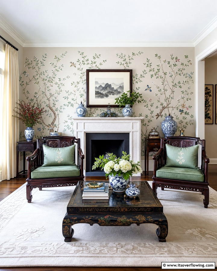 Ming Style Armchairs - 20 Chinoiserie Living Room Ideas for Timeless Style