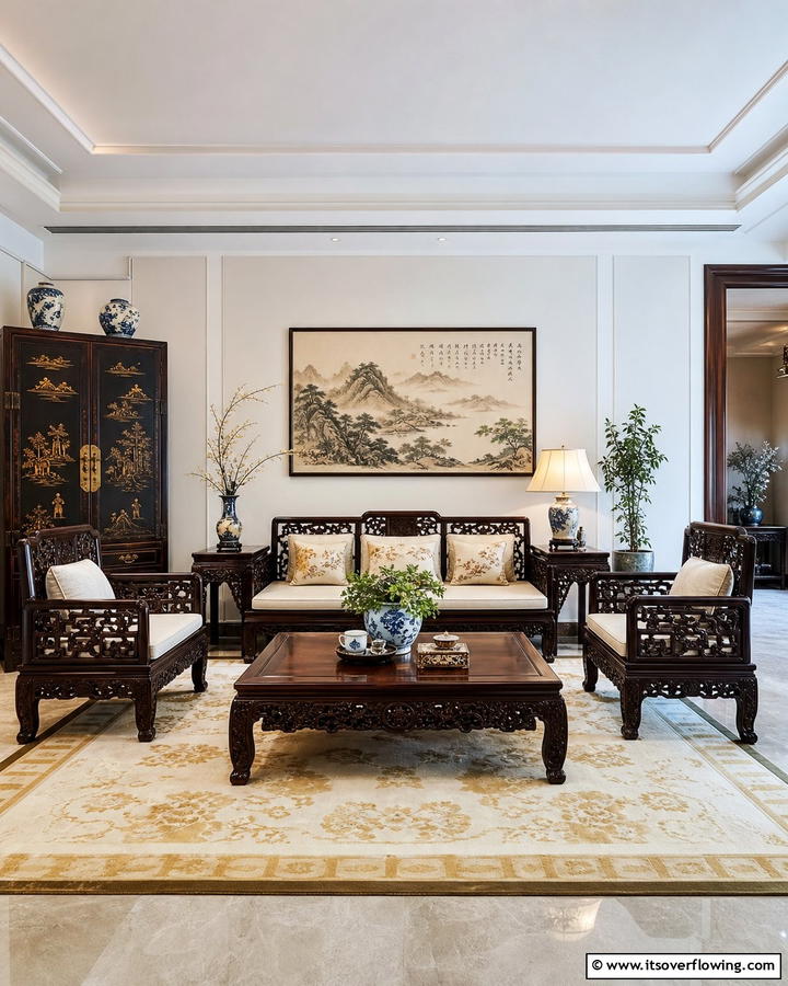 Ming Style Furniture for a Traditional Look - 20 Chinoiserie Living Room Ideas for Timeless Style