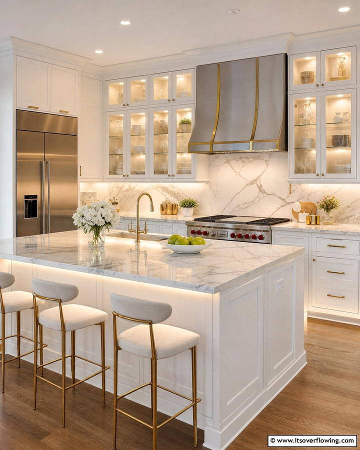 Mini Recessed Lights - 20 Cabinet Lighting Ideas to Brighten Your Space