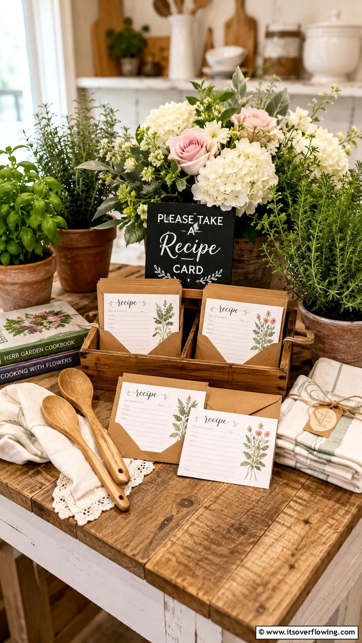 Mini Recipe Cards - 21 Thoughtful Wedding Favors Ideas Your Guests Will Love