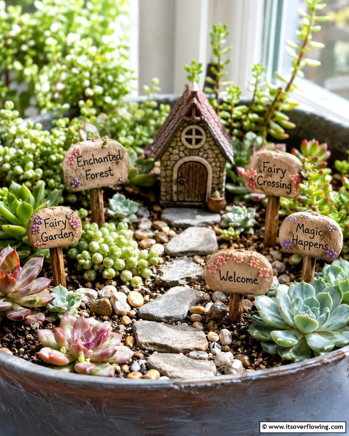 Miniature Garden Signs - 25 Garden Sign Ideas to Personalize Your Outdoor Space