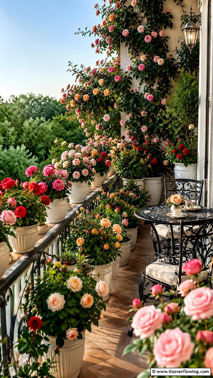 Miniature Roses - 30 Flowering Plants for Balcony Gardens - Colorful Displays